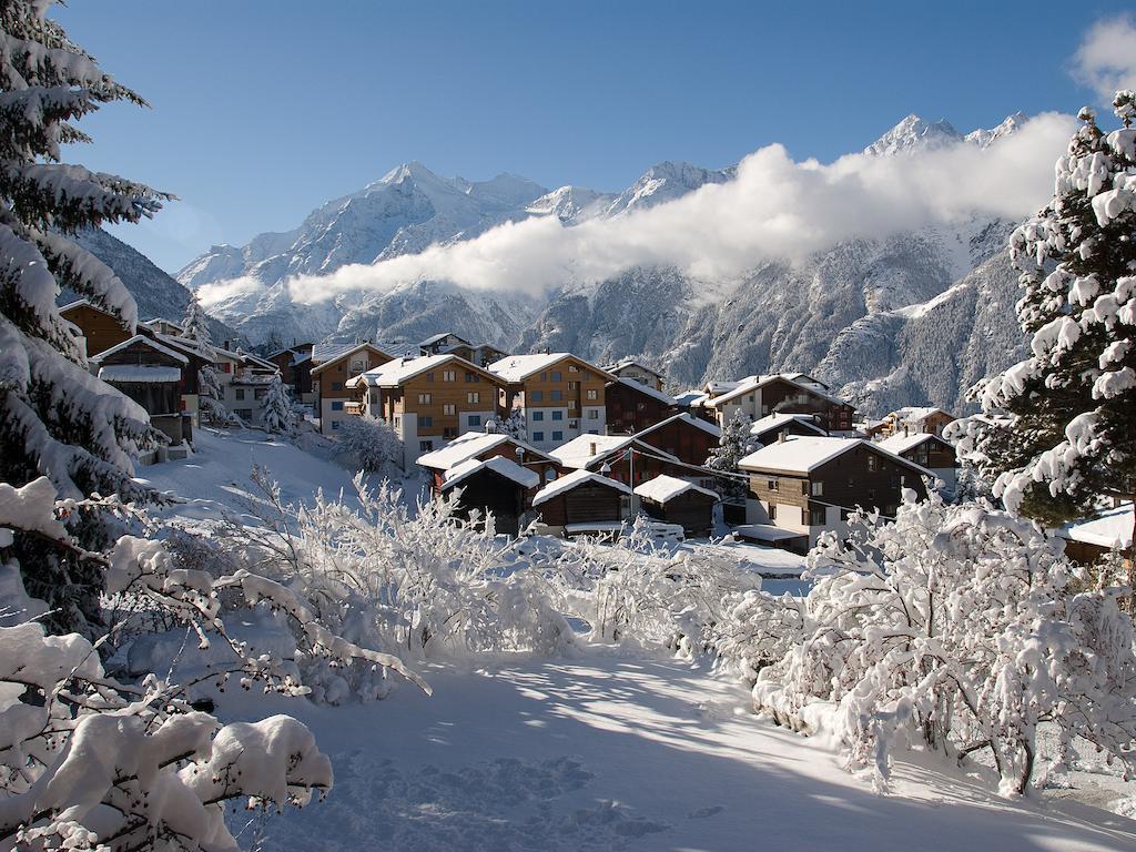 Chalet Soldanella Grächen Esterno foto