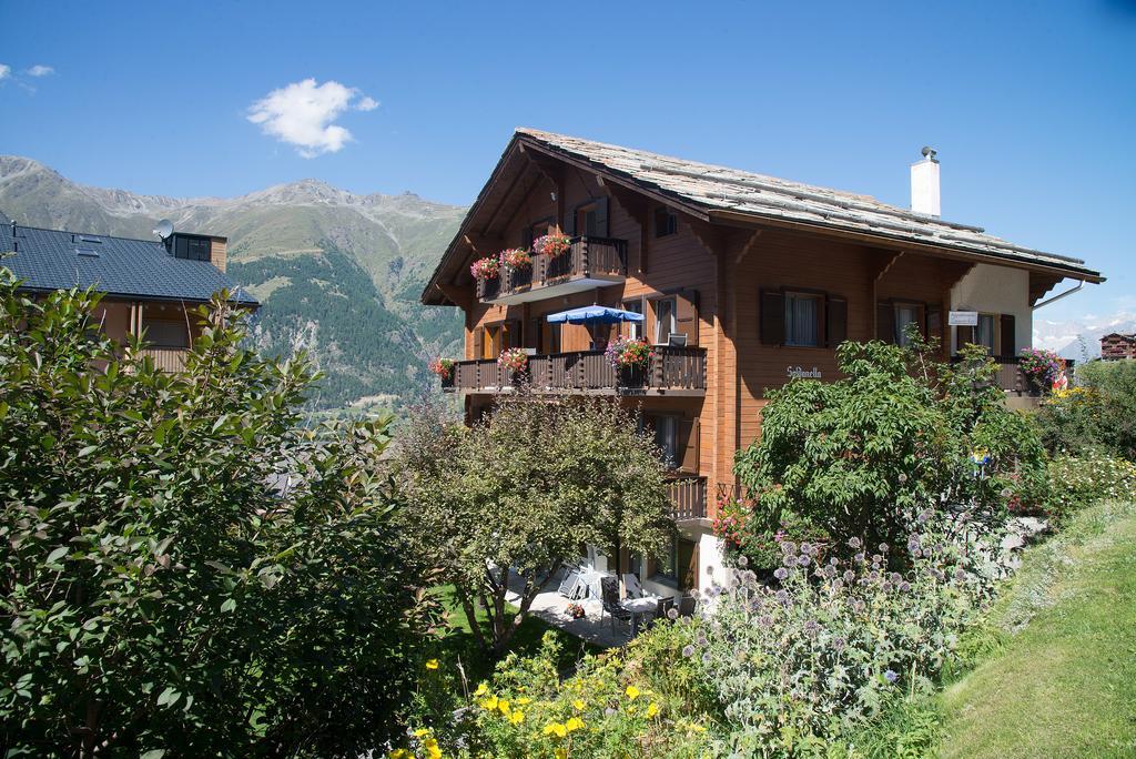 Appartamento Chalet Soldanella Grächen Esterno foto